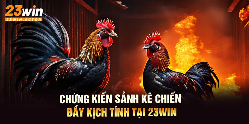 Chứng kiến sảnh Kê chiến đầy kịch tính tại 23WIN